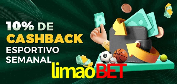 10% de bônus de cashback na limaobet